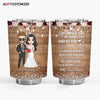 Agiftcustomized Personalized Custom Tumbler - Anniversary, Wedding Gift For Couple - This Girl Loves Her Husband