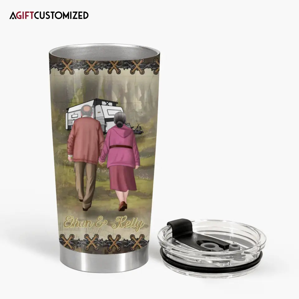 Agiftcustomized Personalized Custom Tumbler - Birthday, Valentine's Day, Anniversary Gift For Couple - To My Wife I Love You
