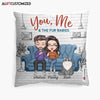 Agiftcustomized Personalized Pillow Case - Gift For Couple - You, Me &amp; The Fur Babies