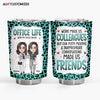 Agiftcustomized Personalized Custom Tumbler - Birthday Gift For Office Staff, Colleague - Office Life