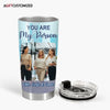 Agiftcustomized Personalized Custom Tumbler - Birthday Gift For Office Staff, Colleague - You Are My Person