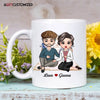 Agiftcustomized Personalized Custom White Mug - Anniversary Gift For Couple - Anniversary Couple