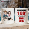 Agiftcustomized Personalized Custom White Mug - Anniversary Gift For Couple - Anniversary Couple