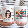 Agiftcustomized Personalized Custom White Mug - Birthday, Teacher&#39;s Day Gift For Teacher - Teacher Life