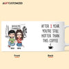 Agiftcustomized Personalized Custom White Mug - Anniversary Gift For Couple - Hotter Than Coffee