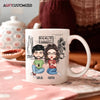 Agiftcustomized Personalized Custom White Mug - Anniversary Gift For Couple - Hotter Than Coffee