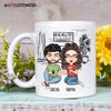 Agiftcustomized Personalized Custom White Mug - Anniversary Gift For Couple - Hotter Than Coffee