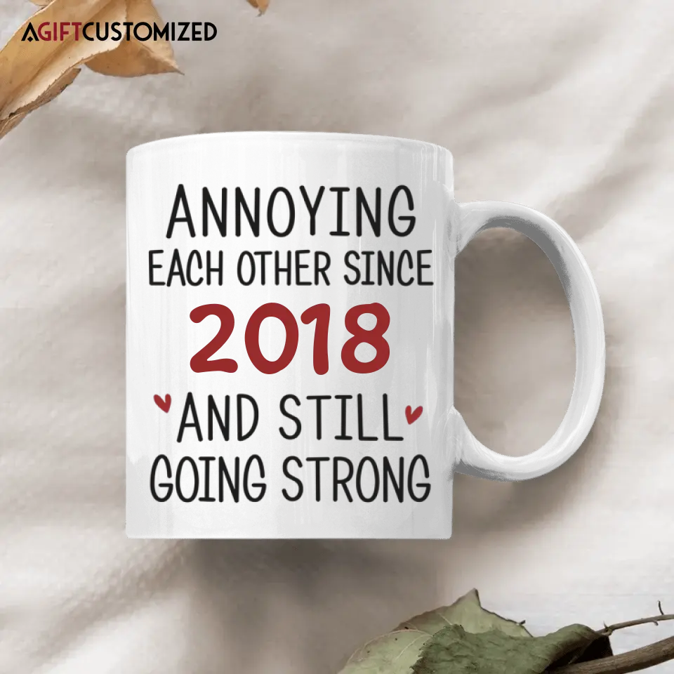 Agiftcustomized Personalized Custom White Mug - Birthday, Anniversary Gift For Couple - I Promise To Always Be By Your Side Or Under You Or On Top Of You