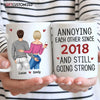 Agiftcustomized Personalized Custom White Mug - Birthday, Anniversary Gift For Couple - I Promise To Always Be By Your Side Or Under You Or On Top Of You