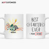 Agiftcustomized Personalized White Mug - Father&#39;s Day, Birthday Gift For Dad, Grandpa - Best Farter Ever