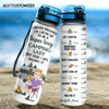 Agiftcustomized Personalized Custom Water Tracker Bottle - Birthday Gift For Camping Lover, Friend - I Never Dreamed