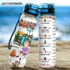 Agiftcustomized Personalized Custom Water Tracker Bottle - Birthday Gift For Camping Lover, Friend - Camp Life