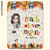 Agiftcustomized Personalized Custom Blanket - Teacher&#39;s Day, Appreciation Gift For Teacher - Teach Love Inspire