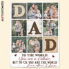 Agiftcustomized Personalized Custom Blanket - Birthday, Father&#39;s Day Gift For Dad - Dad We Love You