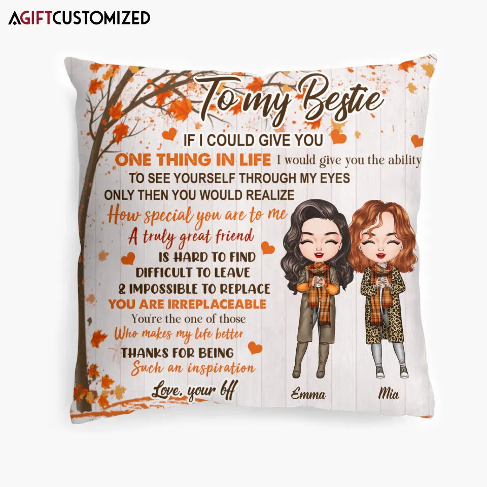 Agiftcustomized Personalized Pillow Case - Gift For Friend - How Special You Are To Me