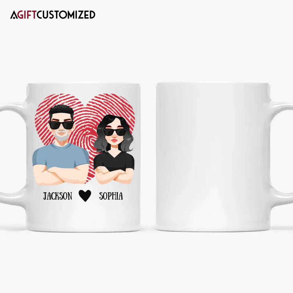 Agiftcustomized Personalized Custom White Mug - Birthday, Anniversary Gift For Couple - Another Year As My Husband You Lucky Man